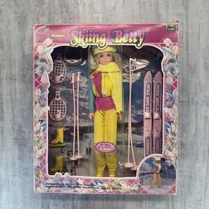 Vintage 90s M&C Skiing BETTY 29 cm doll New in Package see condition